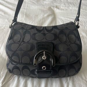 Coach Soho Signature Flap Crossbody Bag